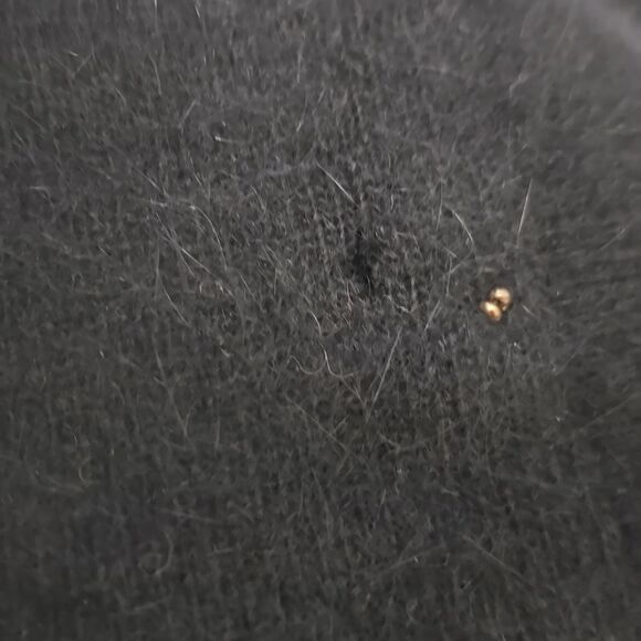 Cee Gee By Sue Wong Vintage Black Lambswool Blend Sweater Dress S - Picture 9 of 9